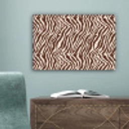 Zebra - Patroon - Zwart - Wit canvas 2cm klein 34 -sfeer4