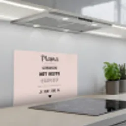 Spreuken - Quotes Mama Je Hebt Ons Al - Moederdag cadeau voor mama - Roze keuken achterwand spatscherm klein -3d_schuin
