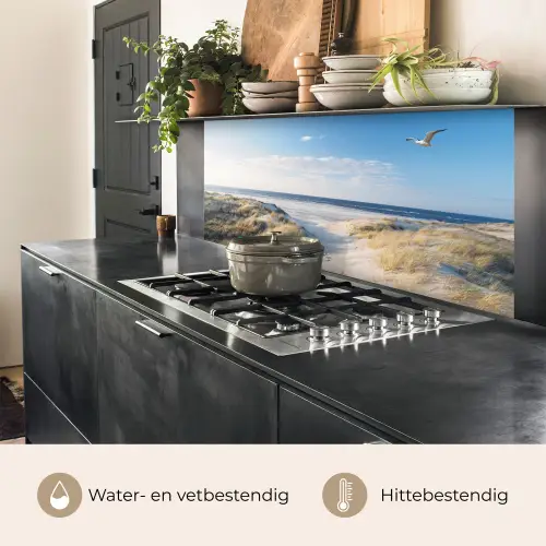 Duin - Meeuw - Strand - Zee - Zon keuken achterwand 2 middel -usp_NL