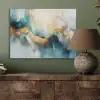 Abstract - Kunst - Gold - Blauw PET vilt klein -sfeer2