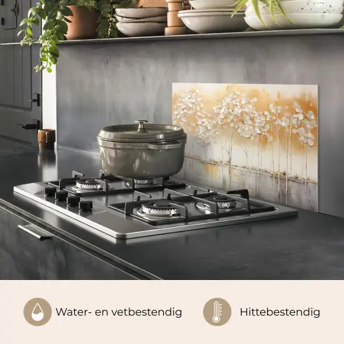 Bomen - Kunst - Acryl - Natuur keuken achterwand spatscherm klein -usp_NL