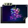 Quote - Neon - Disco - Druiven Inductie beschemer met haakjes klein -3d