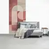 Figuren - Abstract - Roze fotobehang vinyl groot -slaapkamer