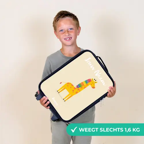 Giraffe - Dier - Kleurrijk Kinderkoffer - Zwart klein -sfeer4_NL