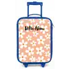 Madeliefjesmania perzik Kinderkoffer - Blauw klein -zz3dotto