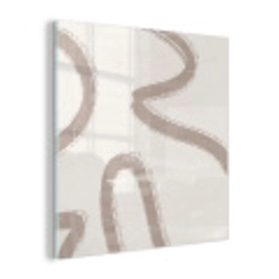 Moderne kunst - Beige - Abstract plexiglas 5mm klein -z3d