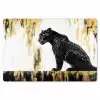 Panter - Zwart - Abstract - Goud Placemat vinyl groot -zzsfeer1_Kitchenyeah-website