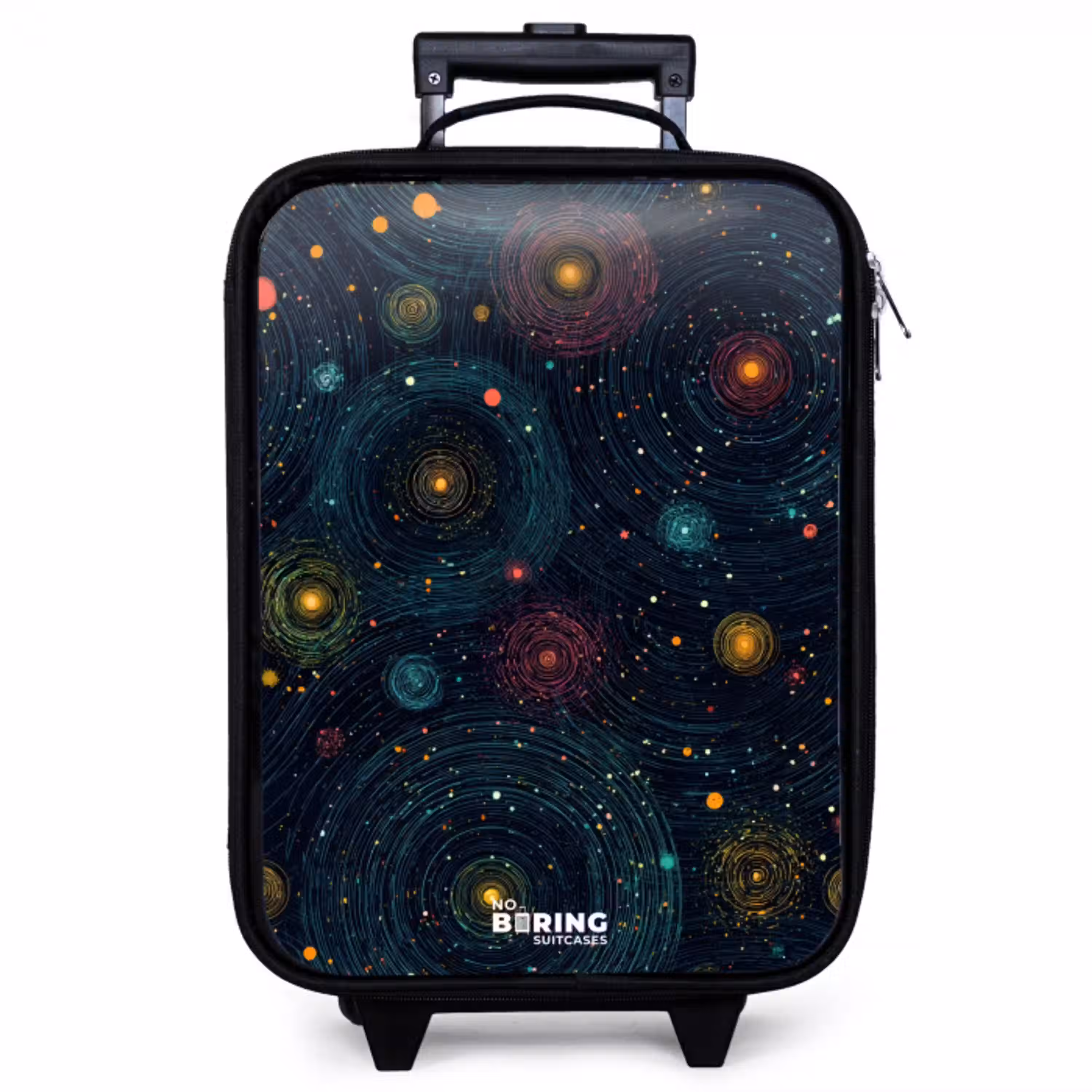 Sterren - Planeten - Kleurrijk Kinderkoffer - Zwart klein -zzz_website3d