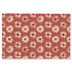 Madelief - Retro - Terracotta Vloerkleed Rechthoek klein 1091 -3d