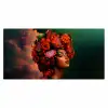 Vrouw - Drankenfruit - Rozen Muismat XXL klein -3d_leeg