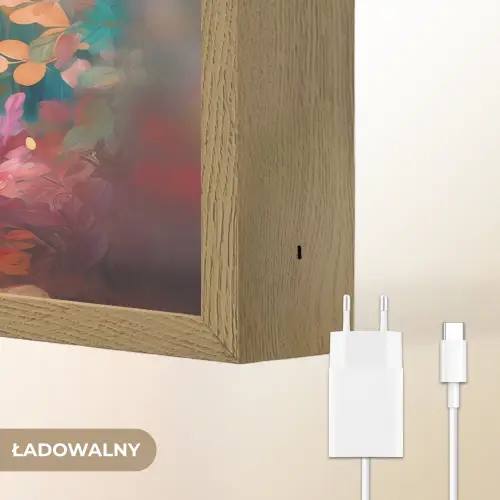 Paard - Natuur - Bloemen - Dieren - Bos Light Box met batterij (Wandlamp kind) middel -USP_websiteoplaadbaarNL
