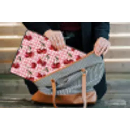 Kersen - Blokken - Rood laptophoes neopreen klein 279 -tas