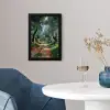 Pad - Bomen - Schaduw - fotolijst zwart zonder passe partout klein -sfeer4