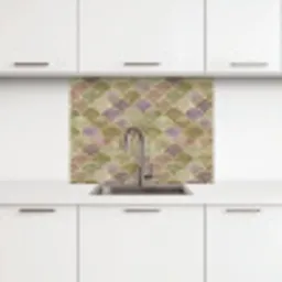 Zacht - Goud - Kleurrijk keuken achterwand 2 middel 865 -3d