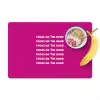 Focus on the good - Roze - wit Placemat vinyl groot -zzzproduct_Kitchenyeah-website