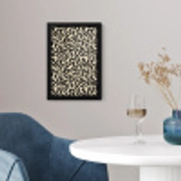 Abstract - Lijnen - Zwart fotolijst zwart zonder passe partout klein 224 -sfeer4