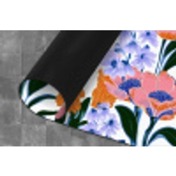 Patroon - Aquarel - Kleurrijk Keukenloper - keukenmat middel 536 -closeup
