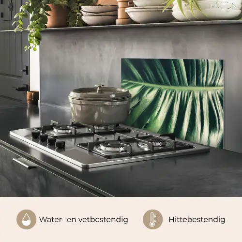 Bladeren - Tropisch - Jungle - Groen keuken achterwand spatscherm klein -usp_NL