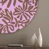 Organisch - Patroon - Roze Akoestische PET Vilt - Rond klein 838 -sfeer5_closeup