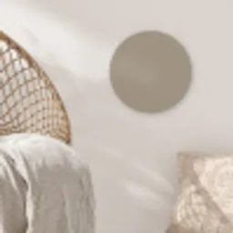 Interieur - Kleuren - Beige Wandcirkel kunststof plaat 5mm dik klein 188 -sfeer5
