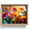 Felgekleurd - Bloemblaadjes - Abstract Dienblad Rechthoek middel -z3d_shopping