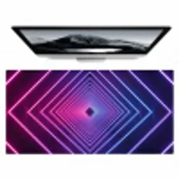Driedimensionaal - Tunnel - Ruimte Muismat XXL klein -zzz3d