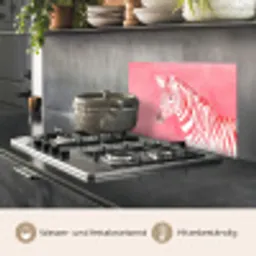 Zebra - Pink - Verf keuken achterwand spatscherm klein -usp_DE