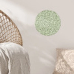 Botanisch - Takken - Groen Wandcirkel behangsticker klein 186 -sfeer4