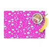 Stippen - Mint - Neon - Fuchsia Placemat vinyl groot 368 -zzzproduct_Kitchenyeah-website