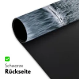 Bos - Reflectie - Meer - Winter - Serene Muismat XXL klein -ysfeer2_duits