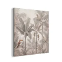 Natuur - Jungle - Ringstaartmaki - Bruin aluminium wit klein -3d