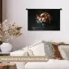 Groot - Bloemen - Vaas - Boeket Wandkleed katoen klein -sfeer1
