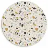 Terrazzo -  Patroon - Neutraal - Zacht - Multi Wandcirkel plexiglas klein 852 -3d
