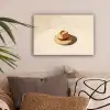 Hoed - Minimalistisch - Schaduw - Beige canvas 2cm klein -sfeer1