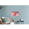 Grapefruit - Roze - Disco - Shiny Muursticker klein -plant
