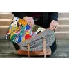 Stippen - Vormen - Modern - Kleuren laptophoes neopreen klein -tas