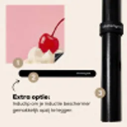 Kers - Slagroom - Roze Inductie beschermer vinyl 3mm middel -zzzzzzz-induclip_NL