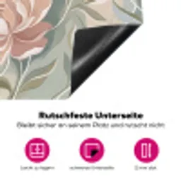 Elegant - Romantiek - Roze Inductie beschermer vinyl 3mm klein -zzzzzzz-lf-onderkant