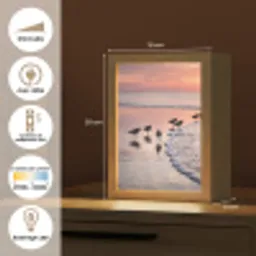 Meeuwen - Strand - Zee - Roze Light Box met kabel (Kinderlampje) klein -USP_FR