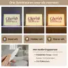 Cherish every moment - Cocktailglas - Geel Light Box met kabel (Tafellamp) klein -USP_lichtkleurNL