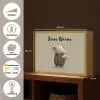 Olifant - Witte bloemen - Kindvriendelijk Light Box met batterij (Wandlamp kind) middel -USP_websiteoverzichtNL