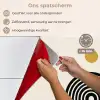 Minimalistisch - Zwarte boog - Gouden cirkel keuken achterwand spatscherm klein -spatscherm_NL