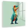 Cartoon - Dino - Oranje - Stekels plexiglas 5mm klein -zzzproduct_nieuw