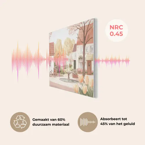 Dorpsplein - Fontein - Tulpen PET vilt klein -USP_NL