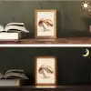 Champignons - Zacht - Beige Light Box met kabel (Tafellamp) klein -sfeer3
