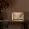 Bootje - Blaadjes - Goud - Water Light Box met kabel (Tafellamp) klein -sfeer4