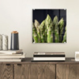 Asperges - Groen - Zwart plexiglas 5mm klein -sfeer1