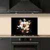 Bloem - Verf - Goud - Graffiti - Modern keuken achterwand spatscherm klein -sfeer1