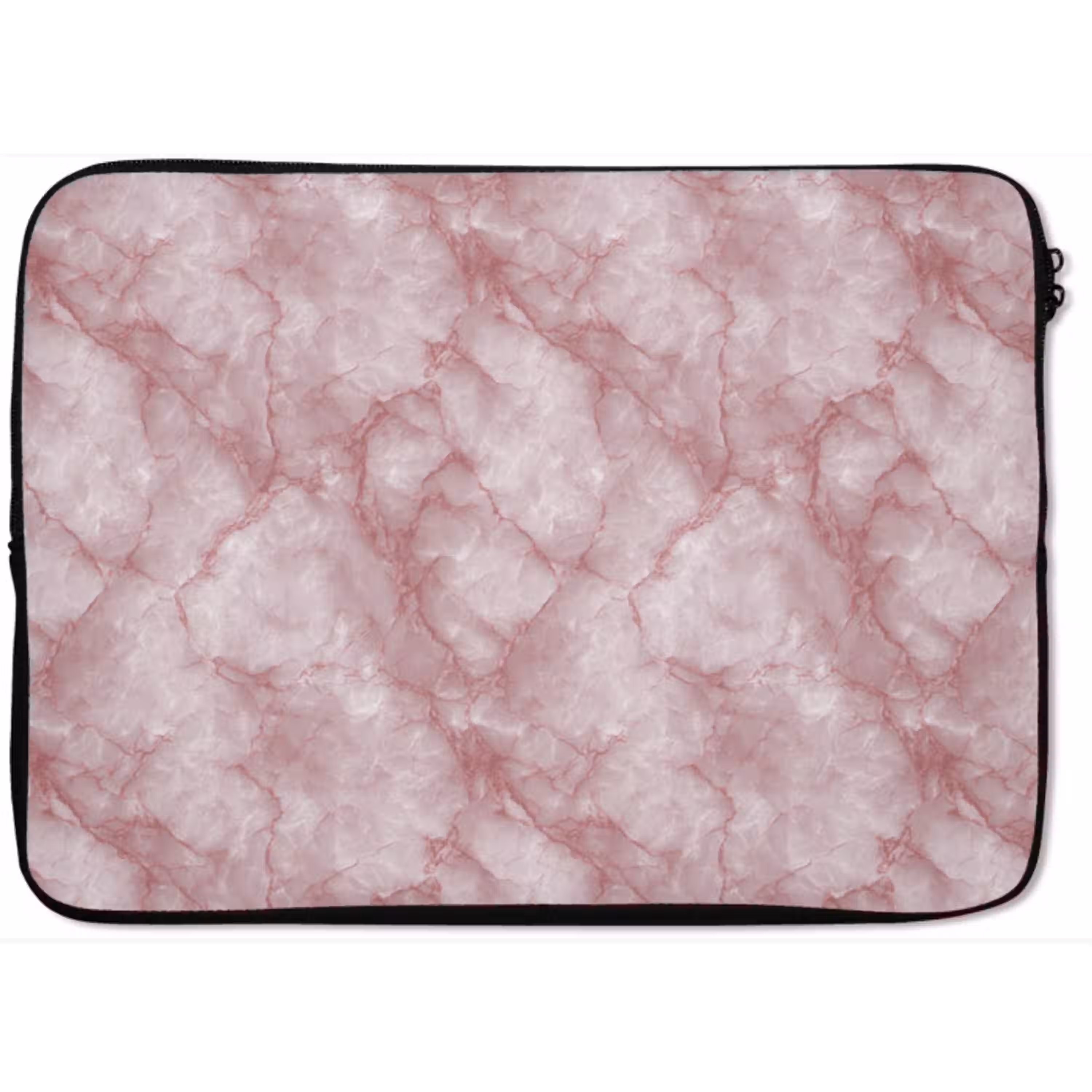 Roze - Kwartsmarmer - Aders laptophoes neopreen klein 279 -zkaufland3dotto