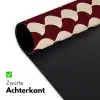 Rood - Tegelpatroon - Crème Muismat XXL klein 681 -sfeer2